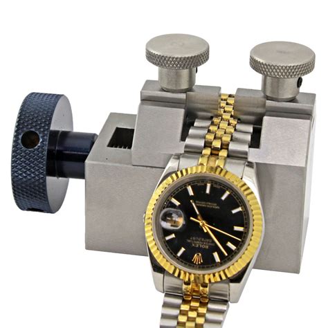 rolex watch fixed link removal